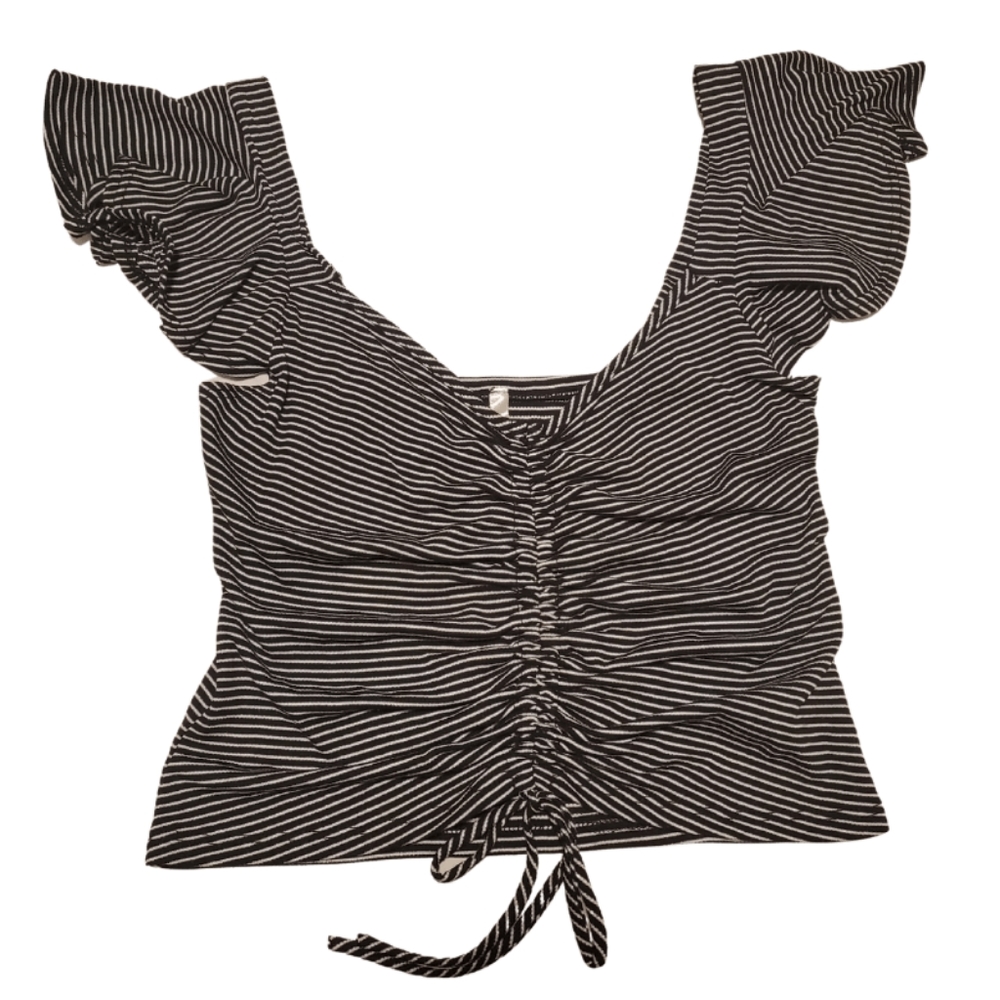 Striped crop top Medium